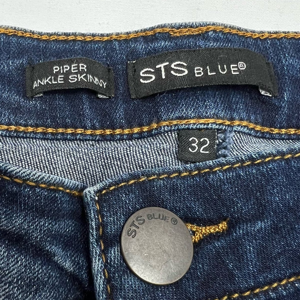 Stich Fix STS Blue Piper Ankle Tapered Color Block Wash Jeans Size 32 Patchwork - Picture 4 of 11